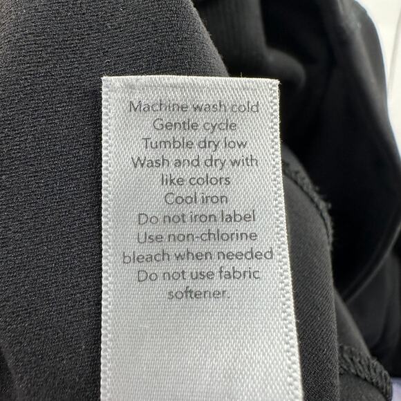 Athleta Leggings Womens Small Black Rise Up Rib 7/8 Yoga Athletic Gym Pilates - Picture 6 of 11